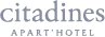 Citadines logo for hospitality industry