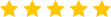 Review stars icon for customer feedback