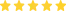 Stars icon for rating and reviews on digital platforms