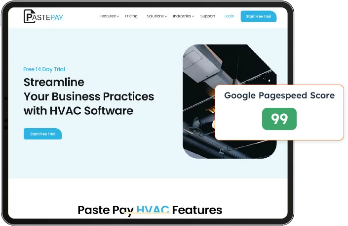 Animated key image illustrating smooth web navigation and user interaction