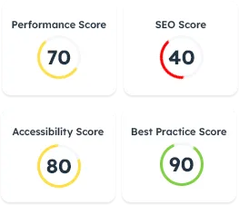 Animated key image showing seamless transitions in web design