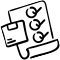 Document with rotation design