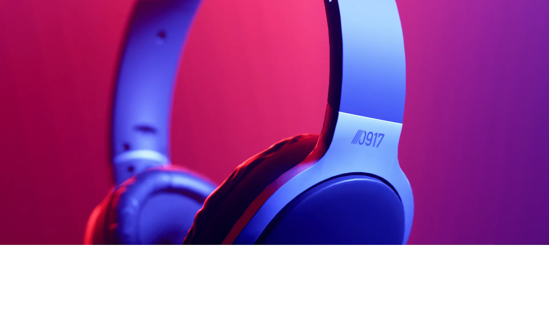 Headphone image symbolizing music or audio technology
