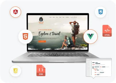 Image showing animated key effects for seamless web design