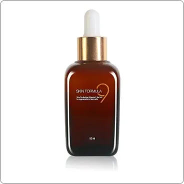 White Background photography serum bottle