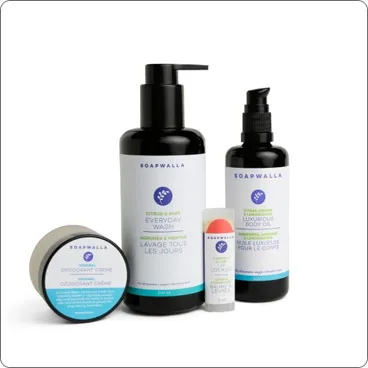 White Background photography skincare product kit